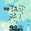 Carte Google Maps avec 100 points urbex gratuits en France.