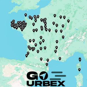 Carte Google Maps avec 100 points urbex gratuits en France.