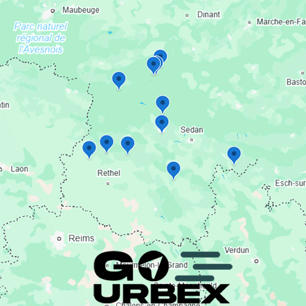 Carte Urbex Ardennes Gourbex Carte Urbex Ardennes