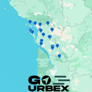 Carte urbex Charente-Maritime 2026 sur smartphone montrant les spots du littoral atlantique.
