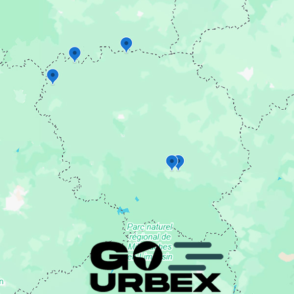Carte Urbex Creuse