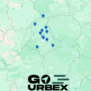Carte urbex Haute-Vienne 2026 sur smartphone montrant les spots abandonnés du Limousin.