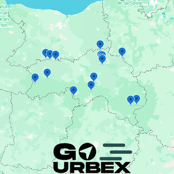 Carte urbex Orne 2026 sur smartphone pour explorer Alençon et le Perche.