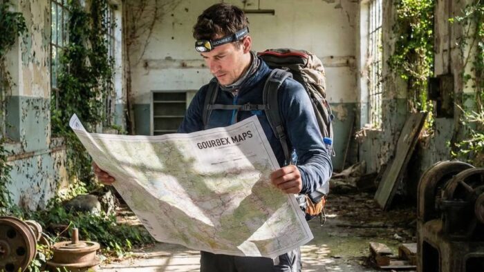 Une personne qui fait de l'urbex